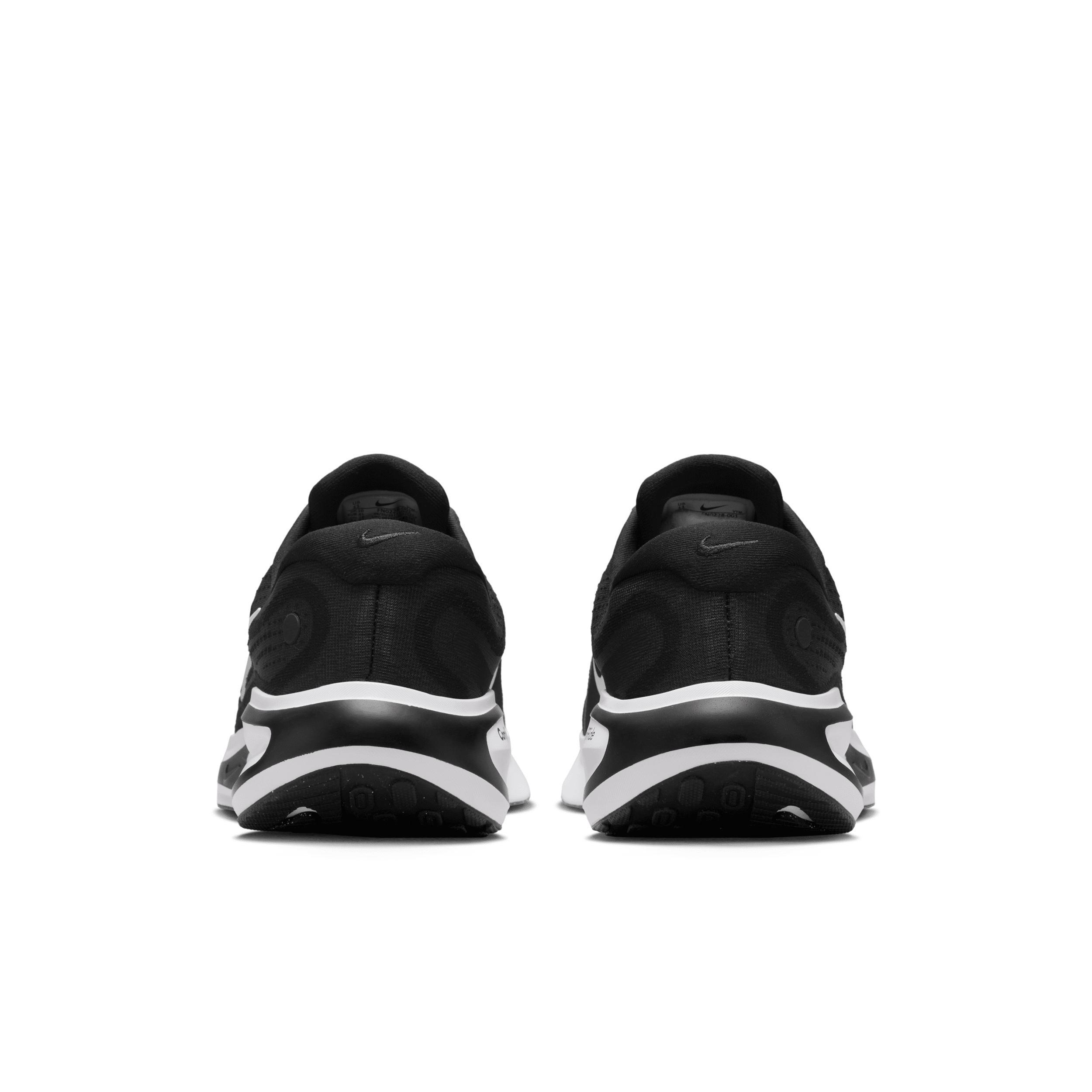 Nike Journey Run Men's Road Running Shoes, Size: 14, Black White Product Image