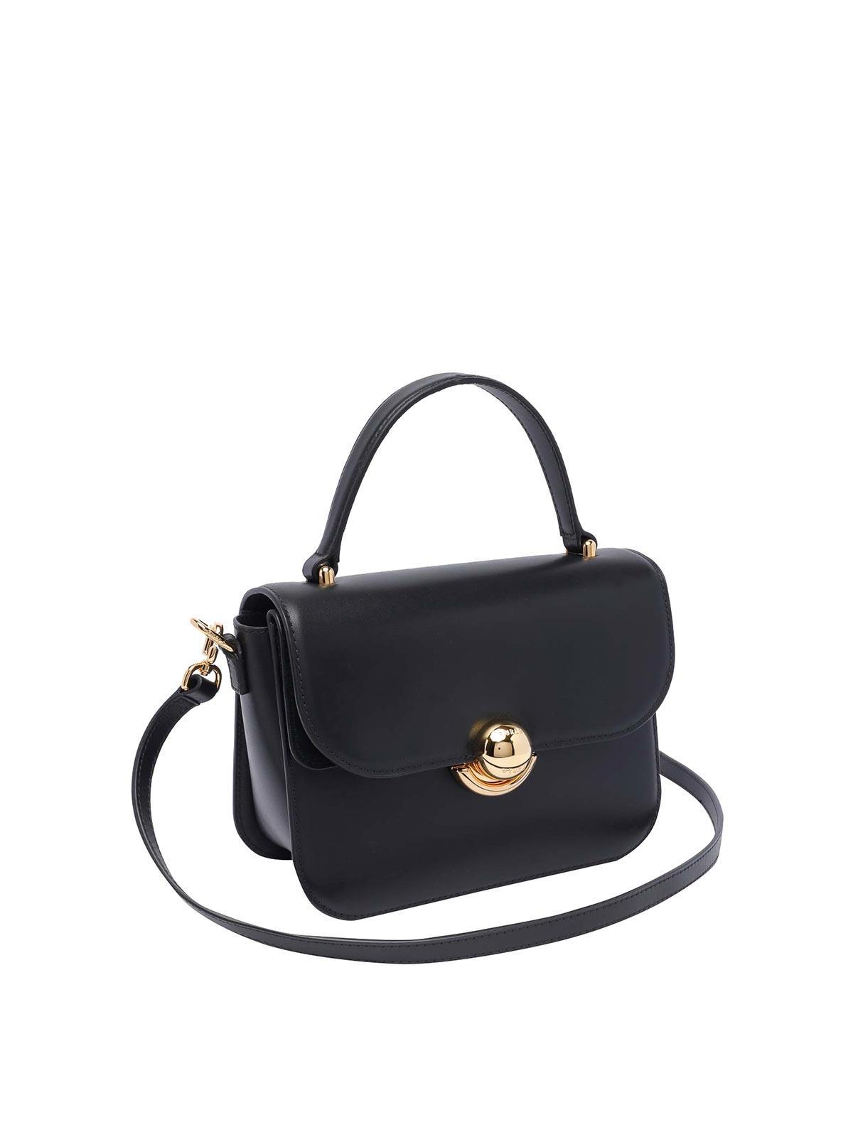 FURLA Black Mini Sfera Handbag Product Image