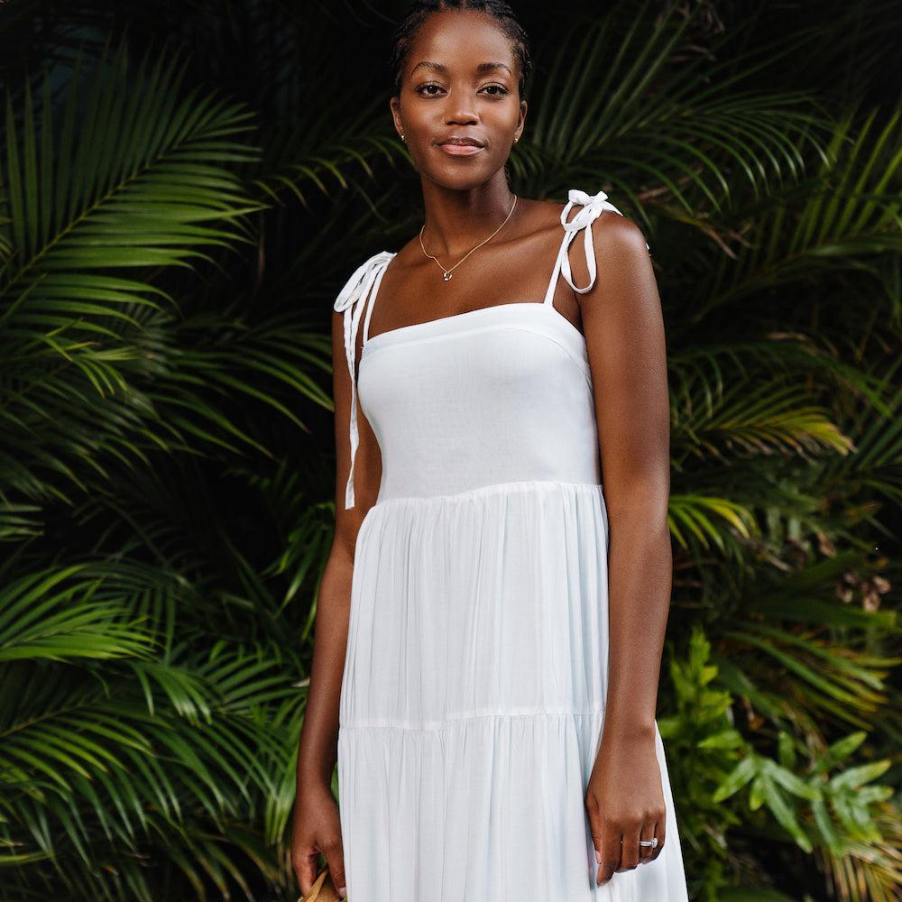 The Jetset - White Resort Dress Product Image