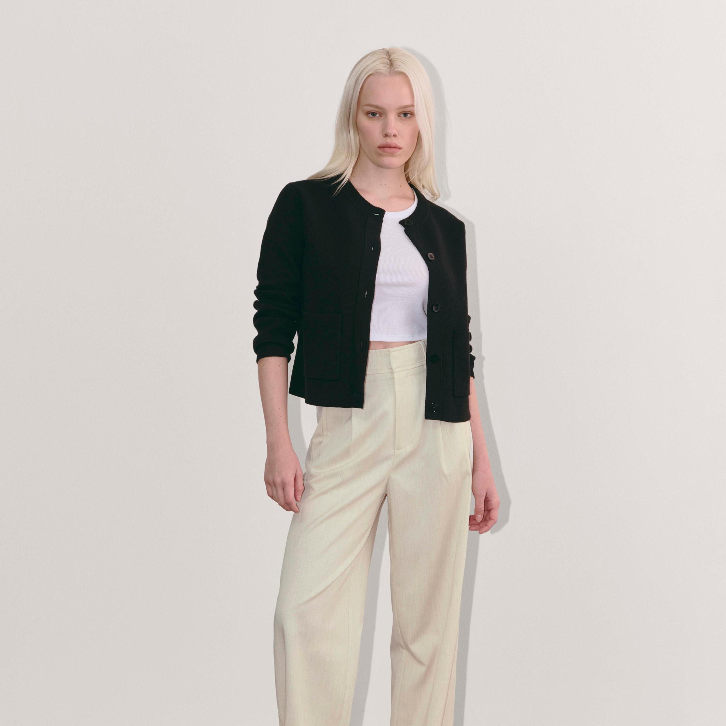 The Draper Pleated Pant in Buttersmooth Product Image