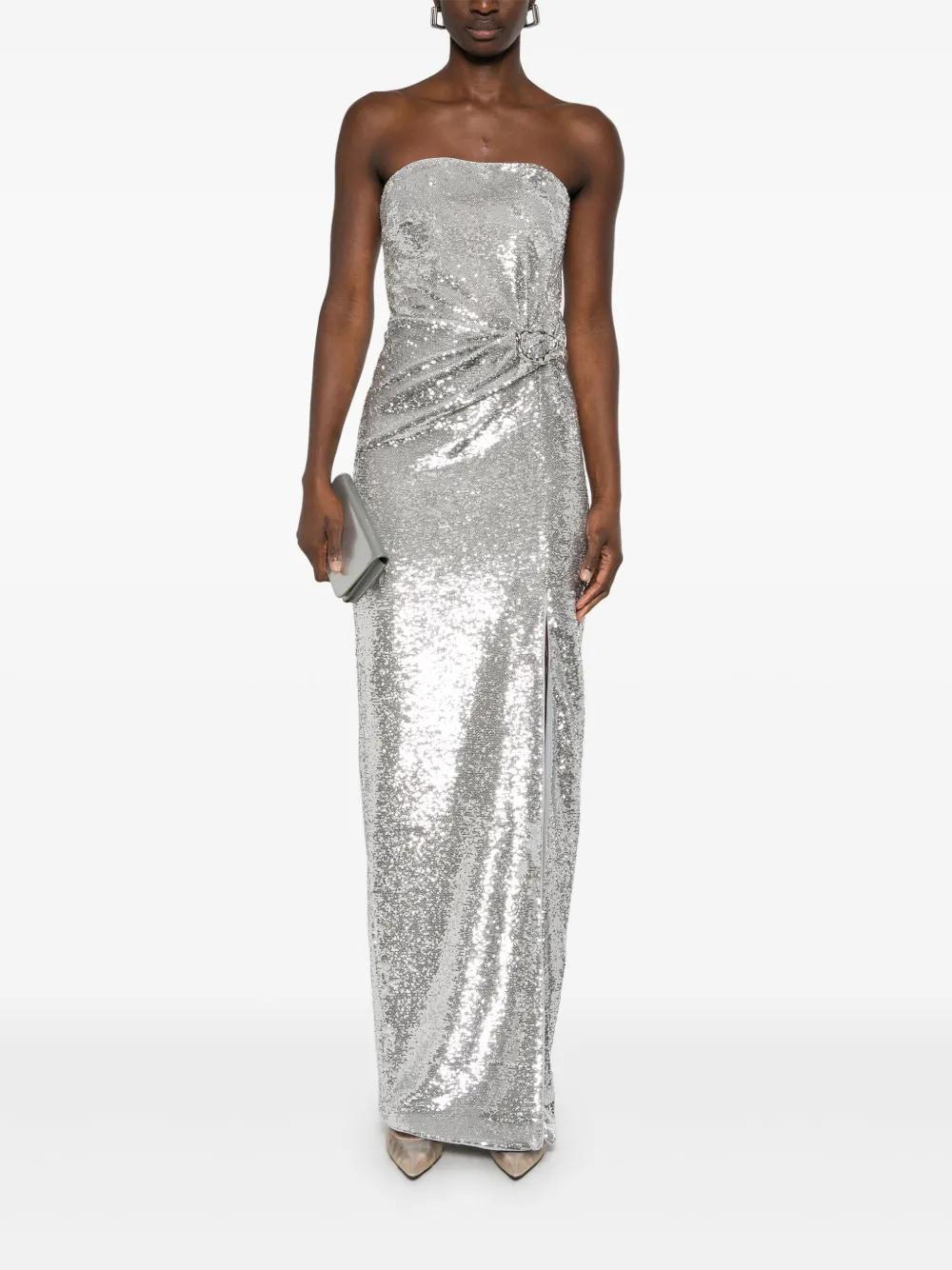 sequin buckle gown Product Image