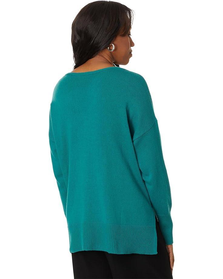 Crew Neck Raglan Sleeve Sweater Product Image