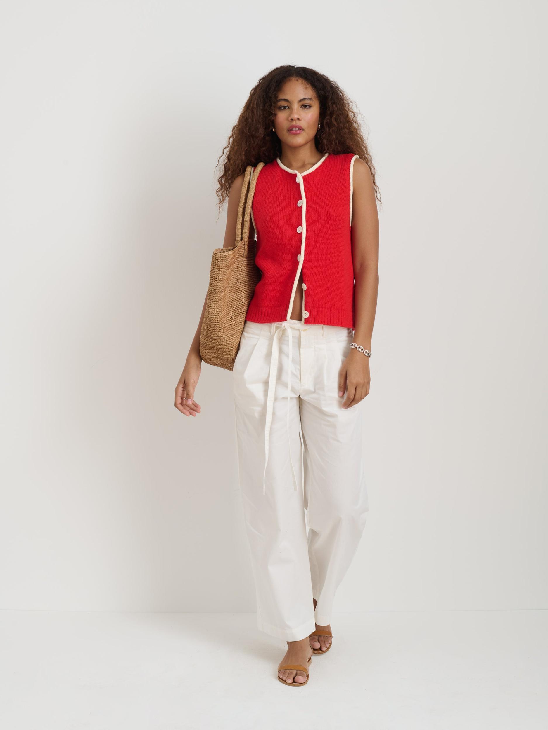 Garcon Tee In Linen Cotton Product Image