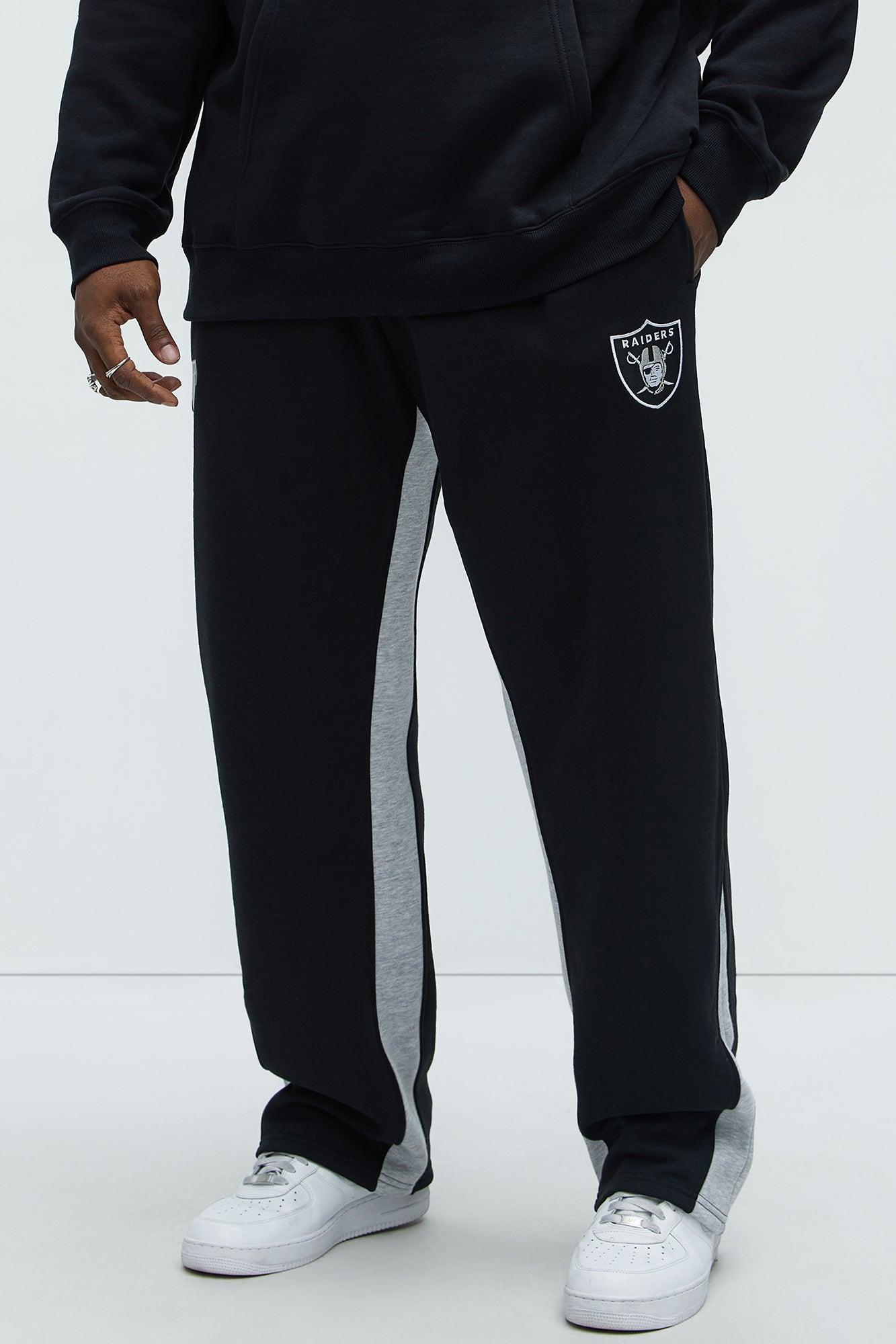 Raiders Bold Flare Sweatpants - Black Product Image