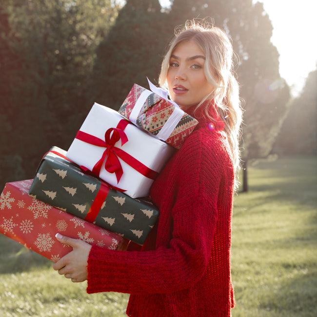 What I Need Red Fuzzy Oversized Turtleneck Sweater FINAL SALE Product Image