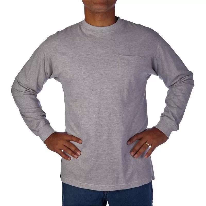 Mens Smiths Workwear Extended-Tail Pocket Tee Red Product Image
