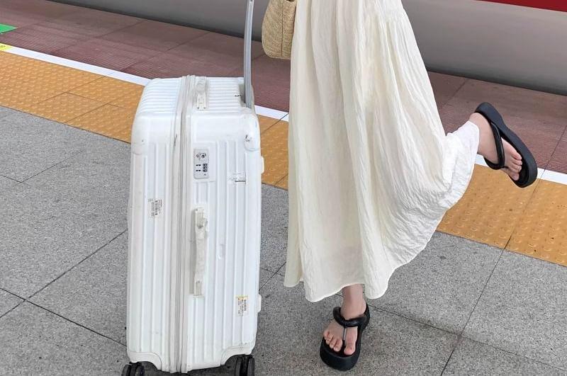 Halter Plain Maxi Sundress Product Image