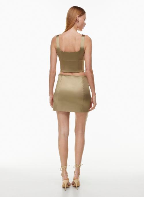 shine satin bustier Product Image