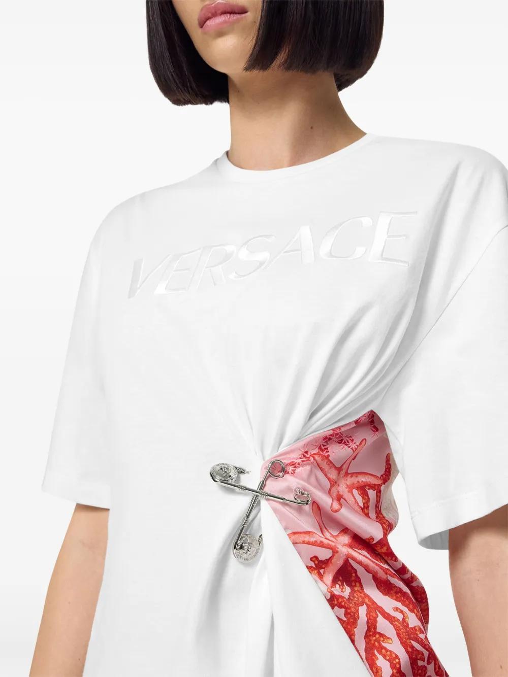 Barocco Sea safety-pin T-shirt Product Image