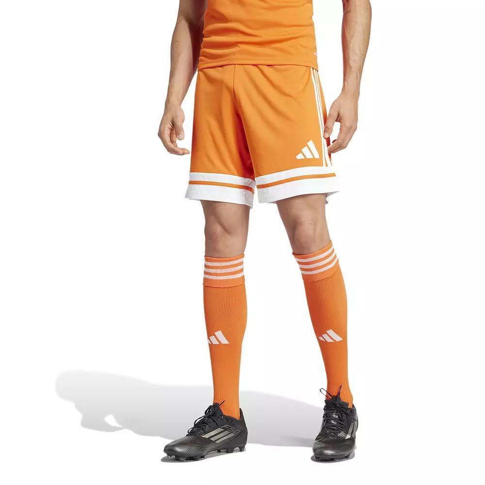 Men's adidas Squadra 25 Soccer Shorts, Size: Large, Orange Product Image