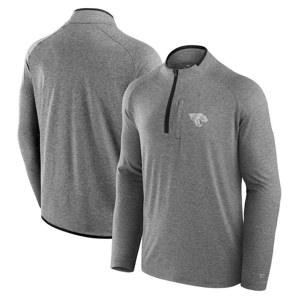 Men's Fanatics Black Oregon Ducks Mock Neck Half-Zip Pullover Jacket, Size: Medium Product Image
