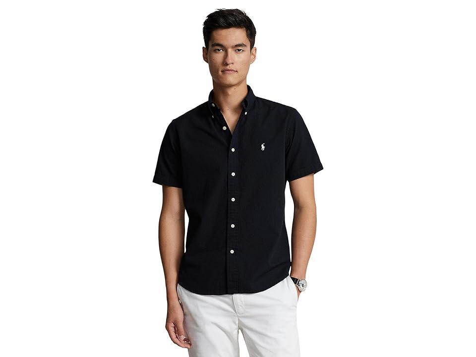 Mens Prepster Seersucker Untucked-Length Shirt Product Image