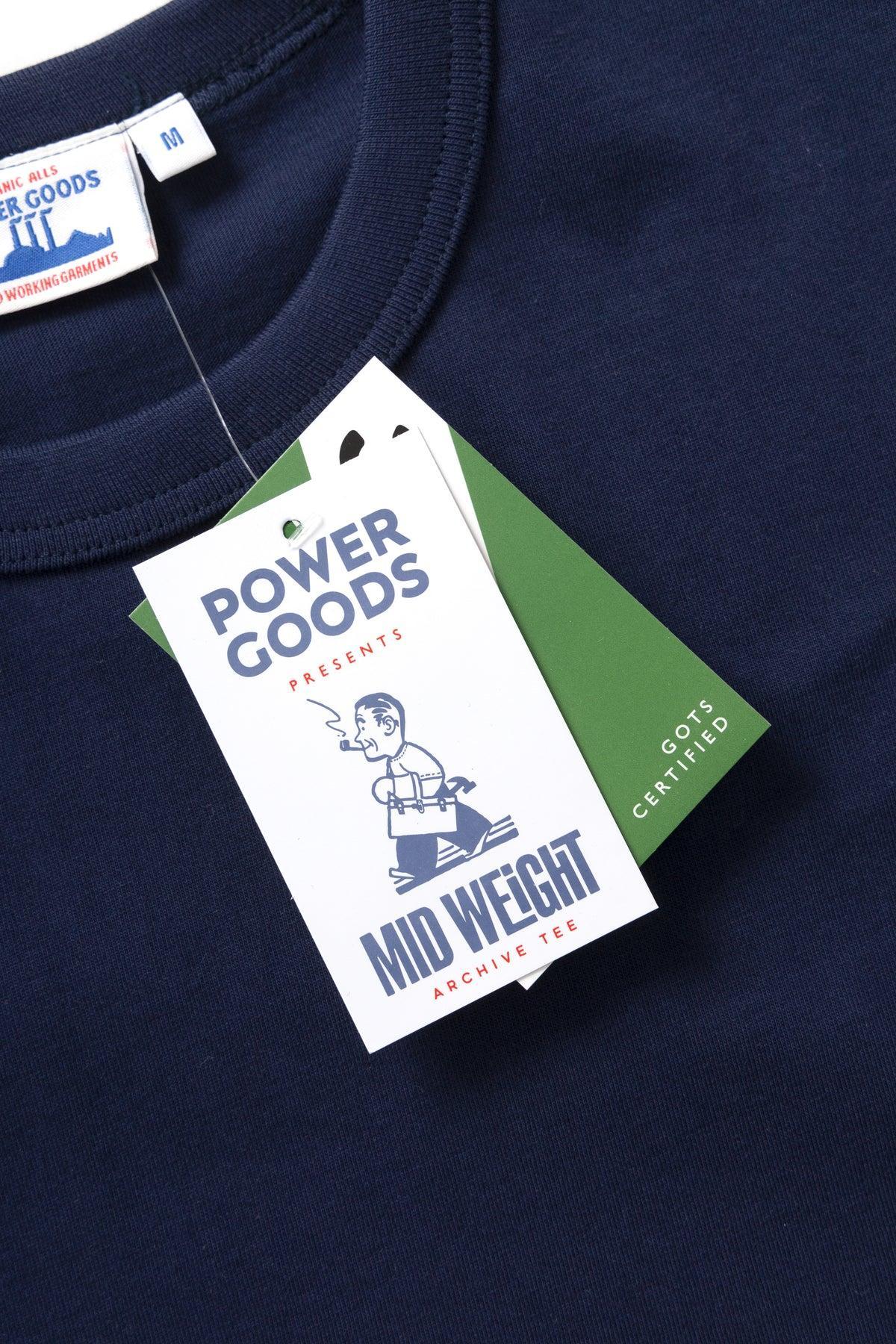Power Goods - Archive T-Shirt - Navy Product Image