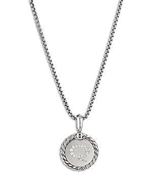 David Yurman Sterling Silver Cable Collectibles Initial Charm Product Image