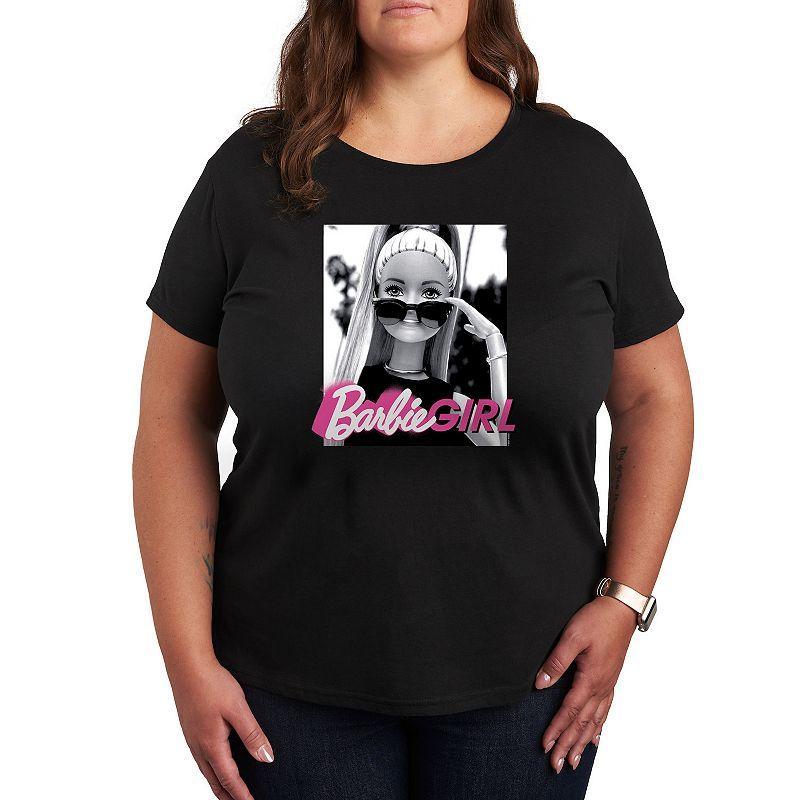 Plus Barbie Girl Sunglasses Graphic Tee, Womens Product Image