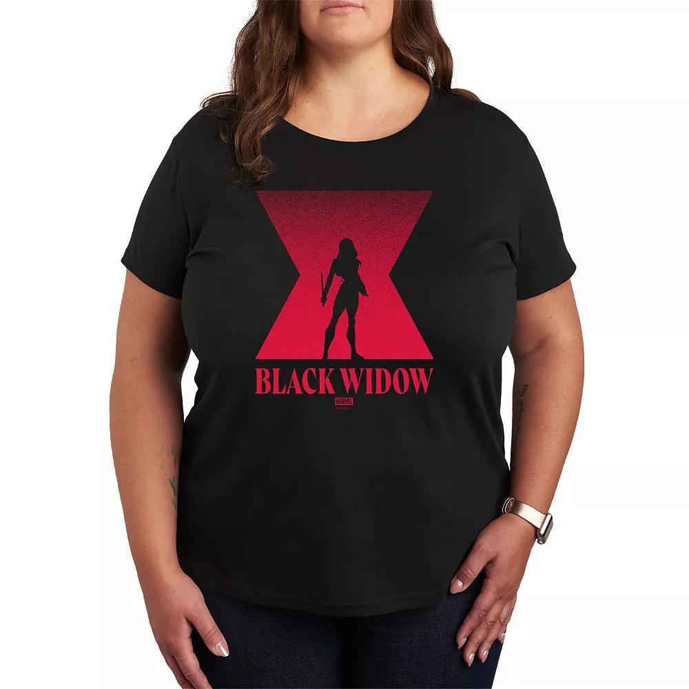 Plus Size Widow Silhouette Graphic Tee, Womens Product Image