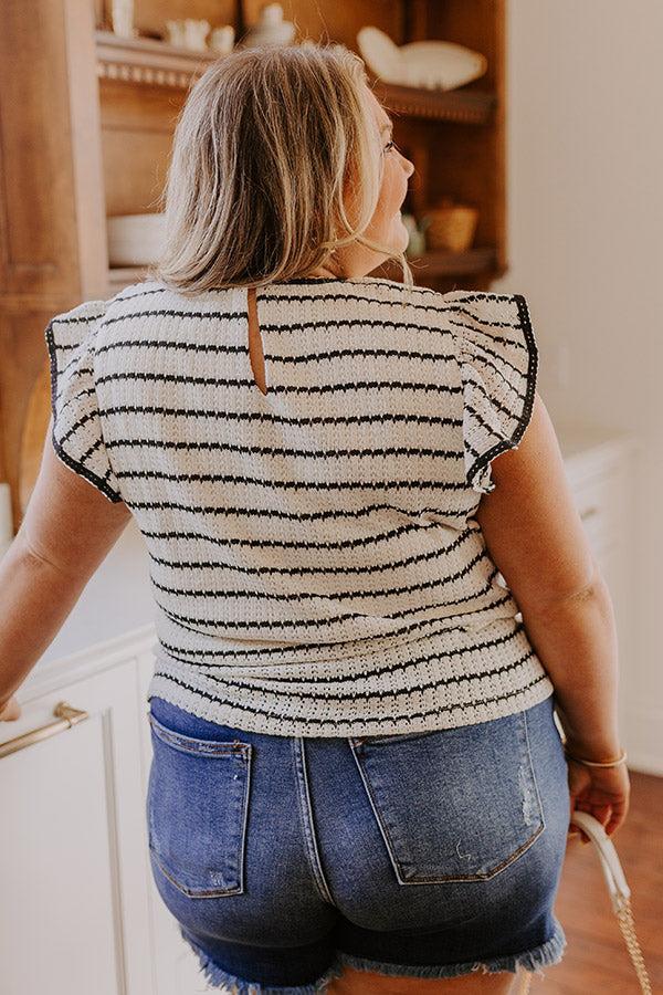 Picnic On The Pier Knit Top Curves Product Image