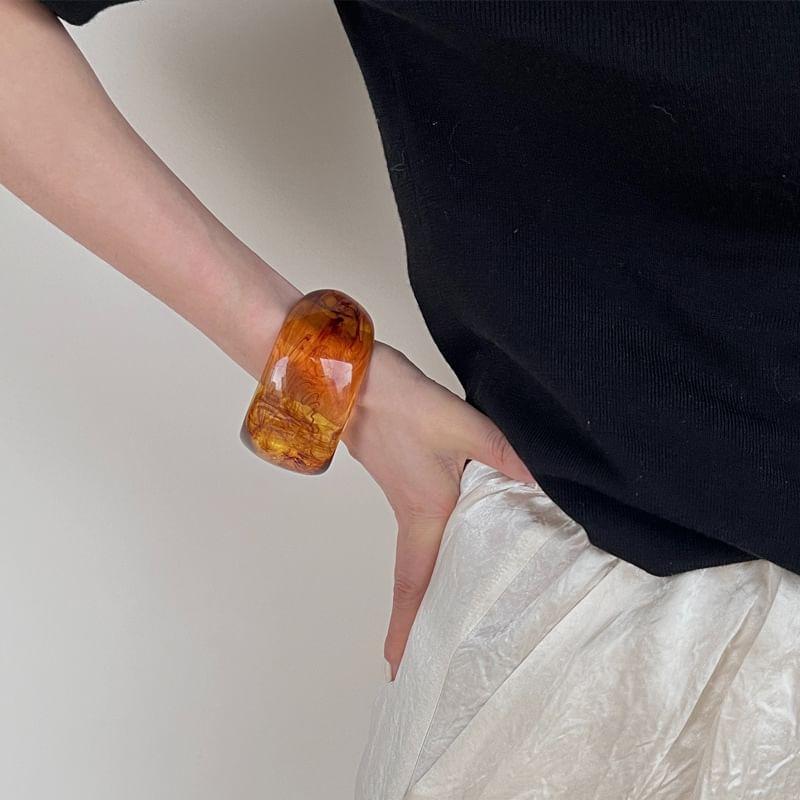 Irregular Acrylic Bangle Product Image