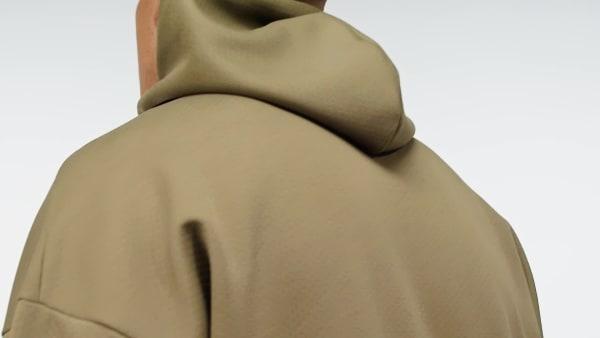 adidas Z.N.E. Hoodie Olive Strata S Mens Product Image