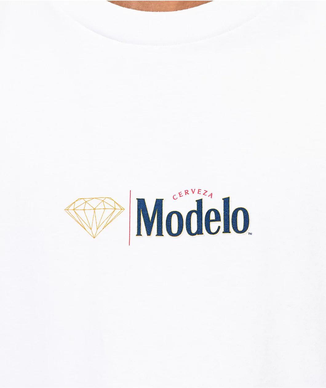 Diamond Supply Co. x Modelo Especial White T-Shirt Product Image