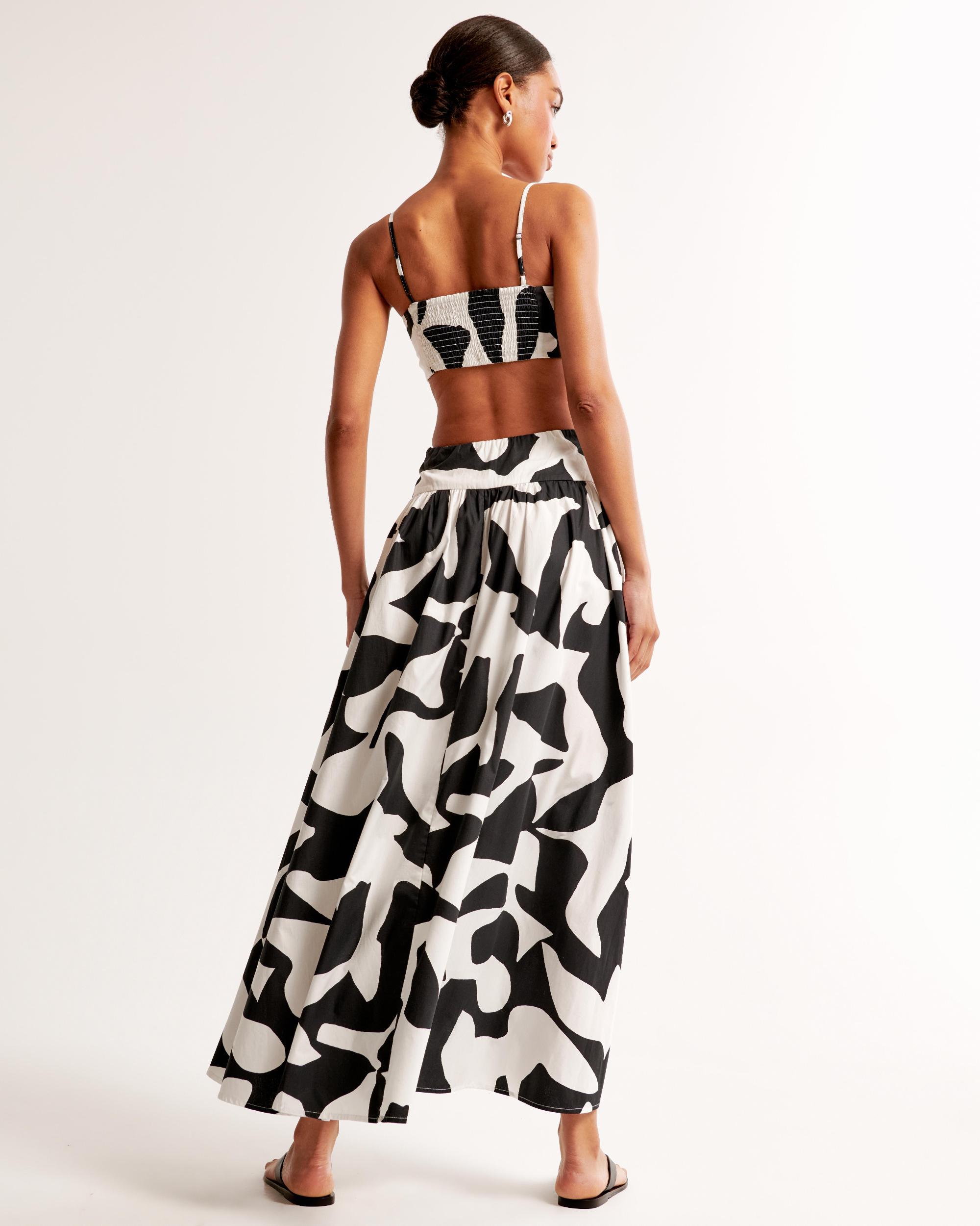 Drop-Waist Cutout Maxi Dress Product Image