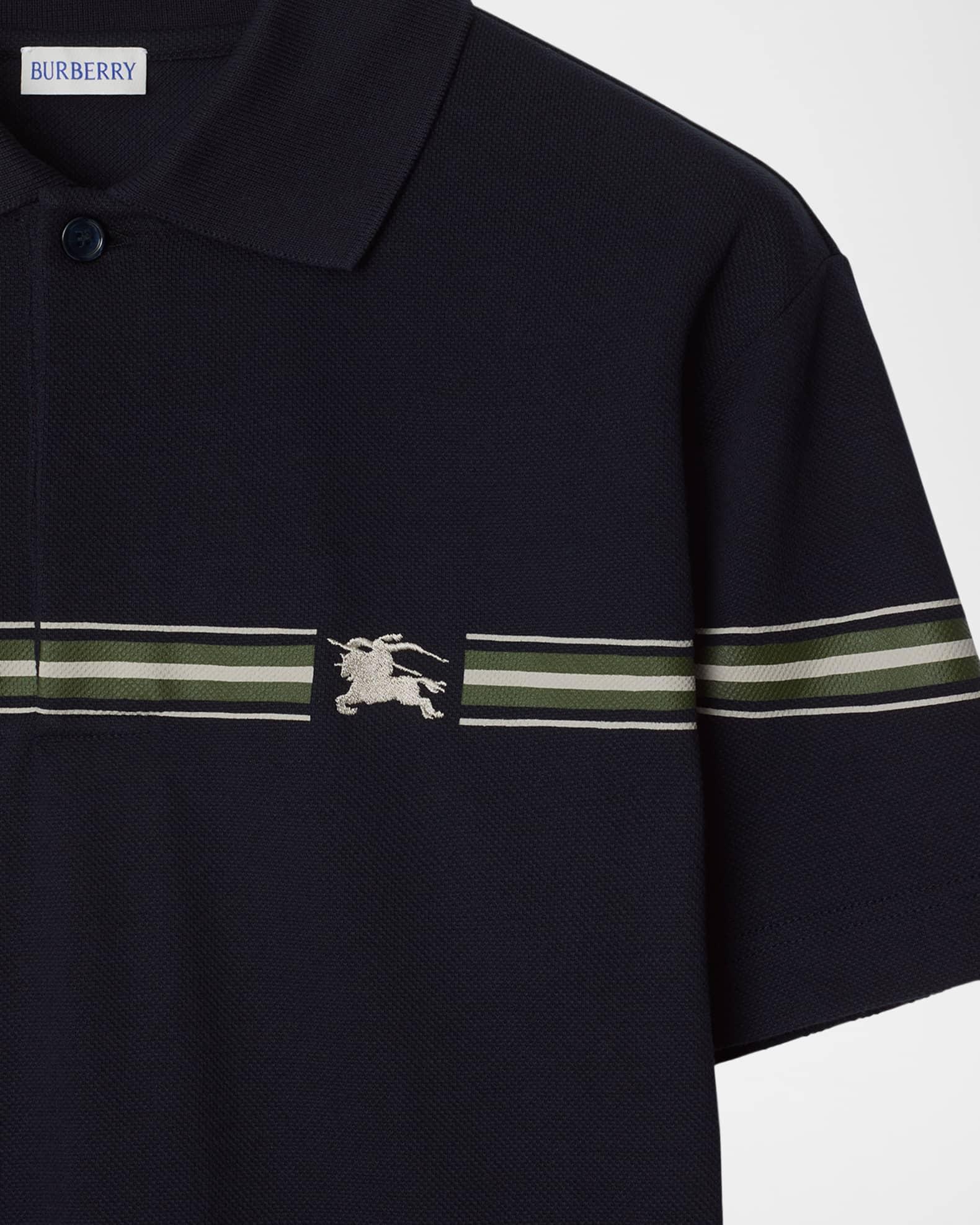 Men's Striped EKD Polo Shirt Product Image