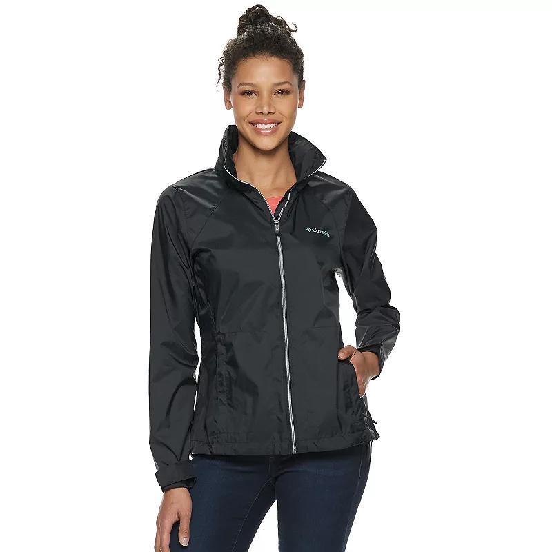 Women's Columbia Switchback III Hooded Packable Jacket, Size: XL, Black Product Image