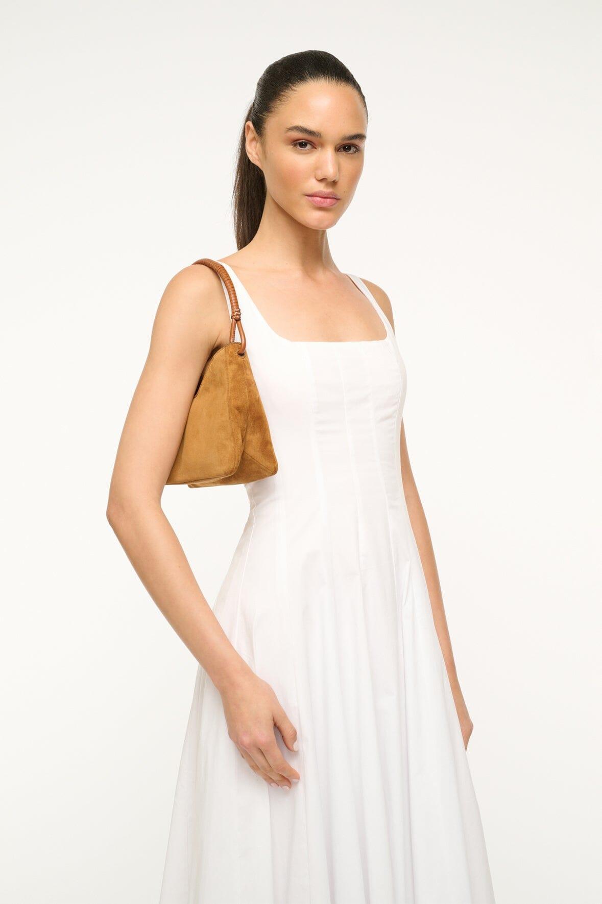 VALERIE SHOULDER BAG | TAN SUEDE Product Image