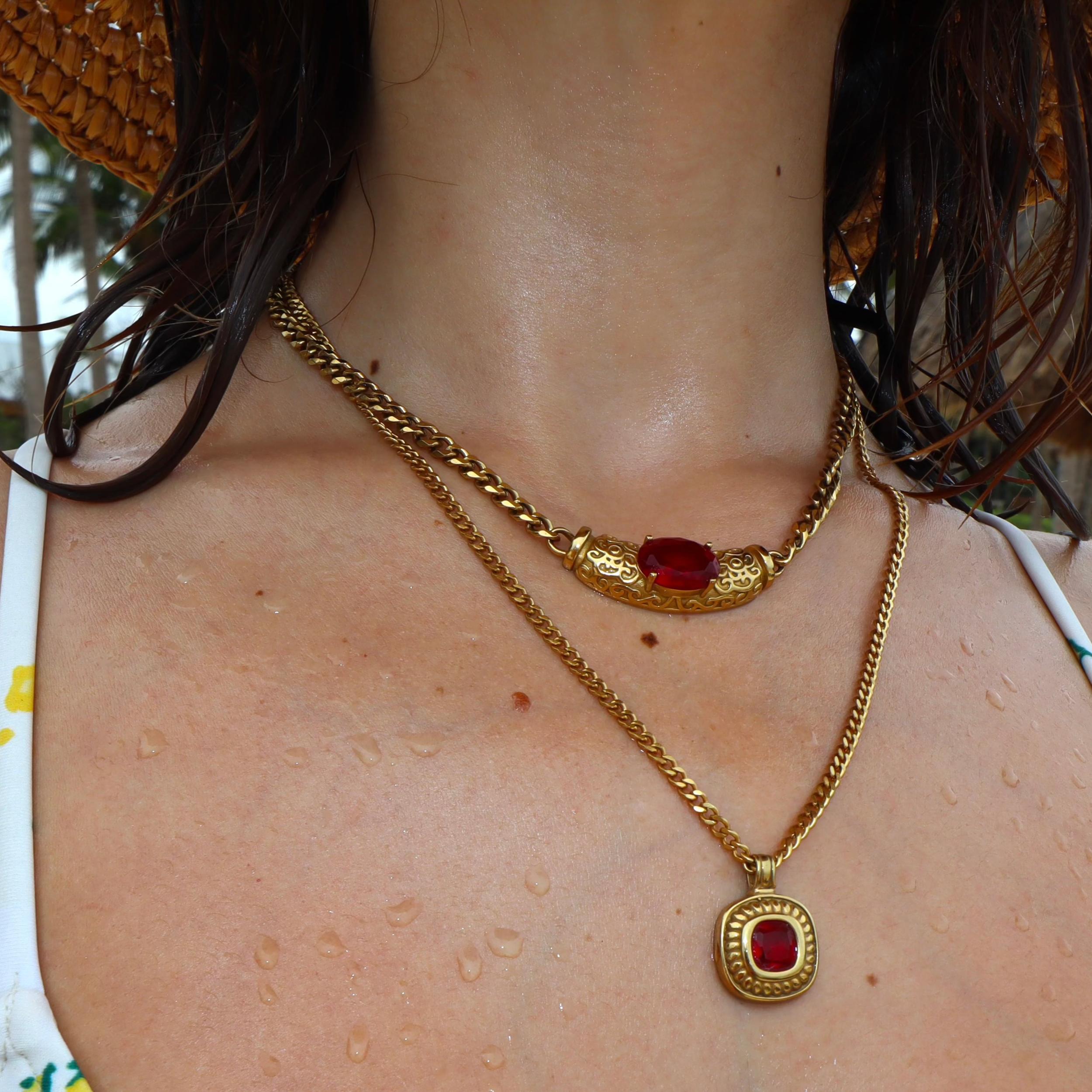 Aphrodite Love Stone Necklace Product Image