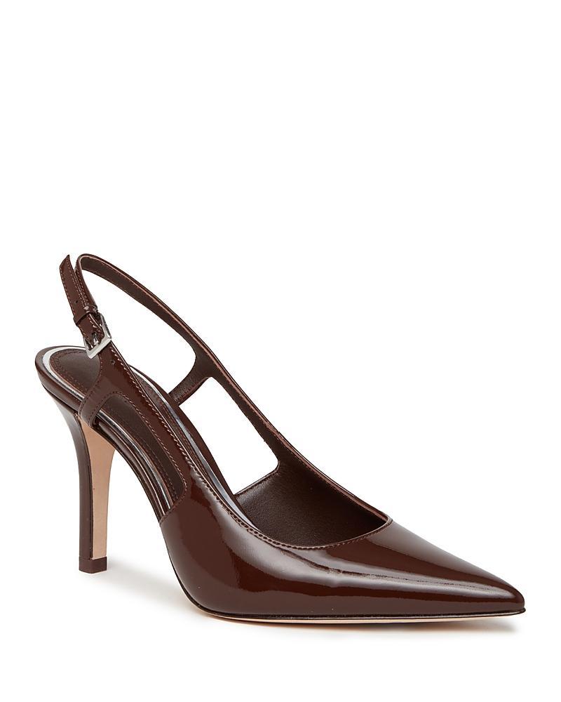 Paige Womens Samara Pointed Toe High Heel Slingback Pumps Product Image