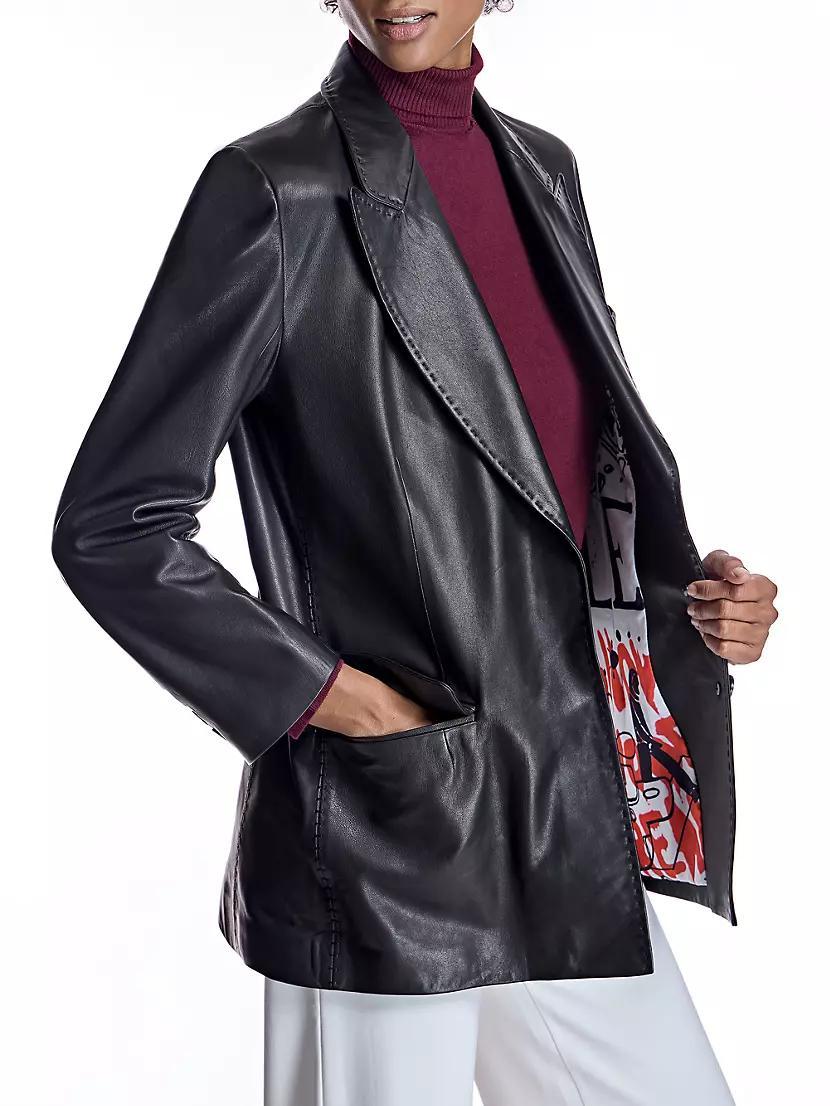 30 in Leather Blazer Product Image
