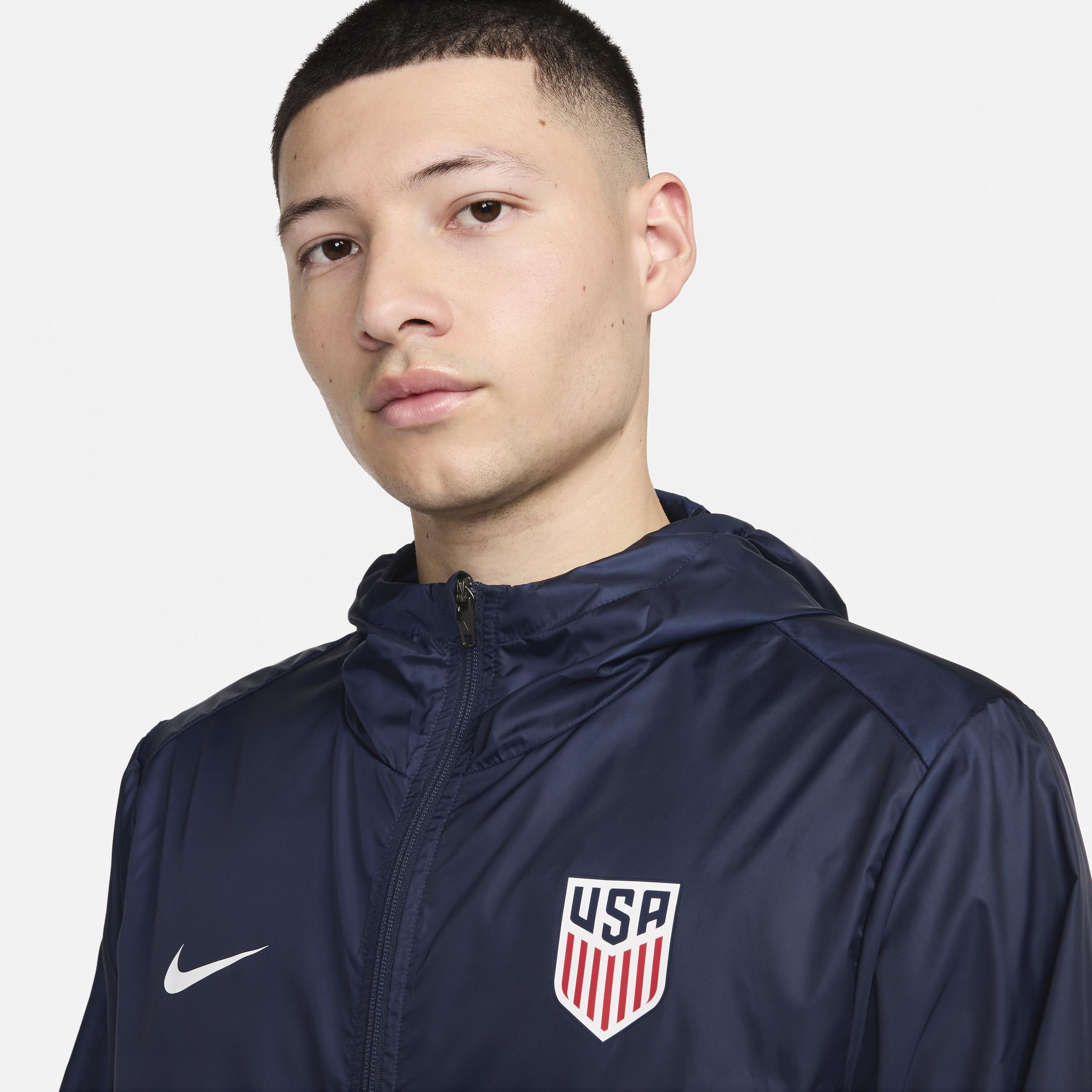USMNT Academy Pro Nike Men's Soccer Hooded Rain Jacket Product Image