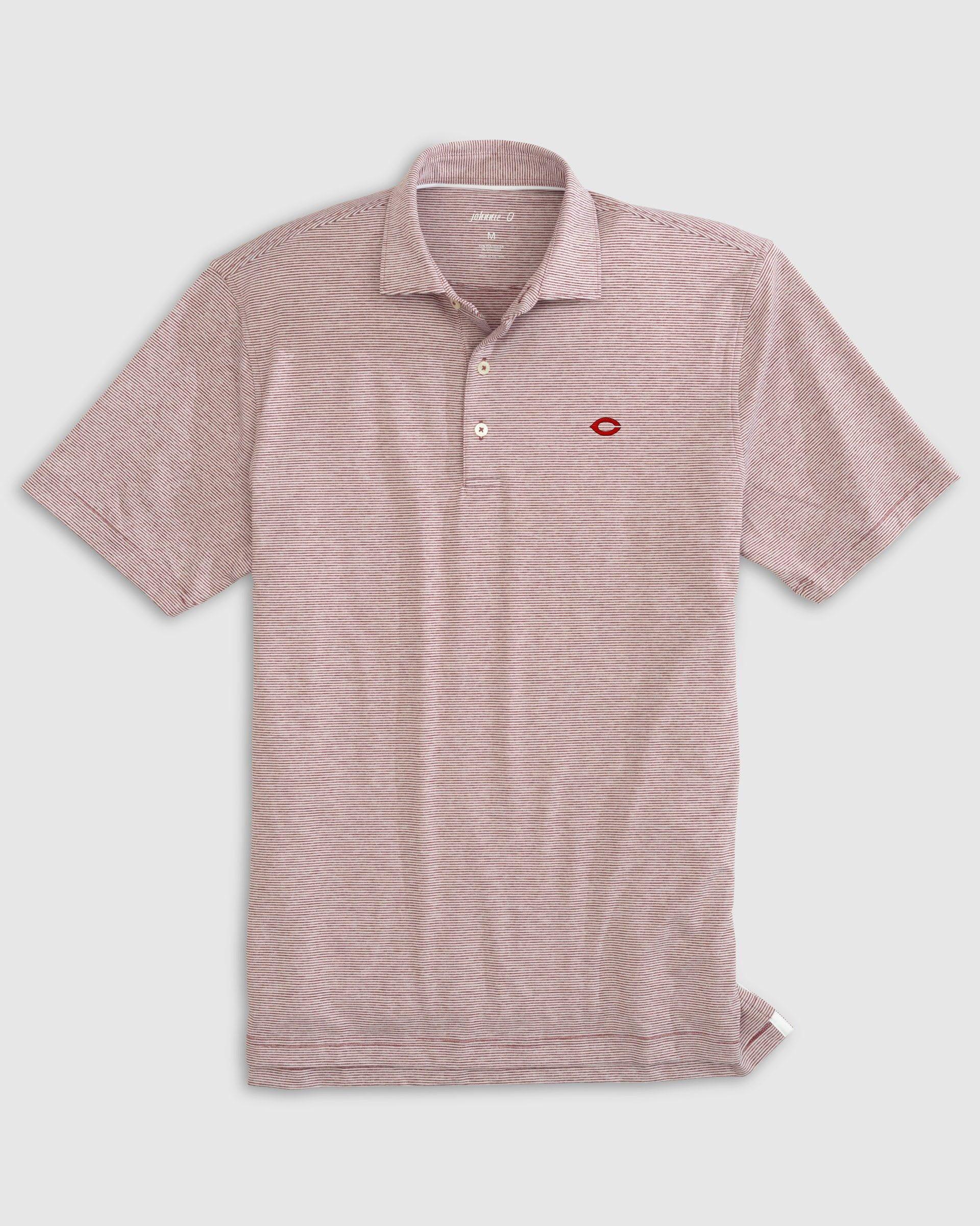 Northeastern Lyndon Striped Jersey Performance Polo Product Image