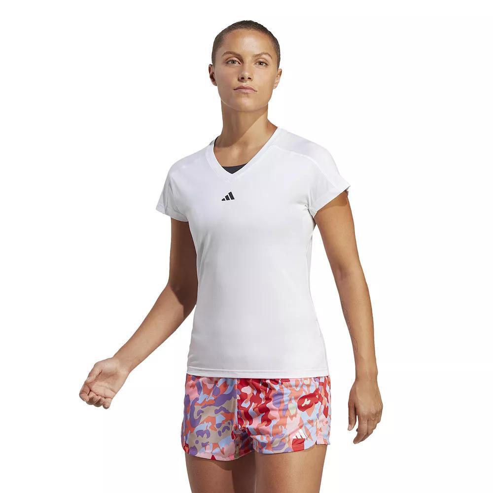 Women's adidas AEROREADY Train Essentials Minimal Tee, Size: XX Small, Black Product Image