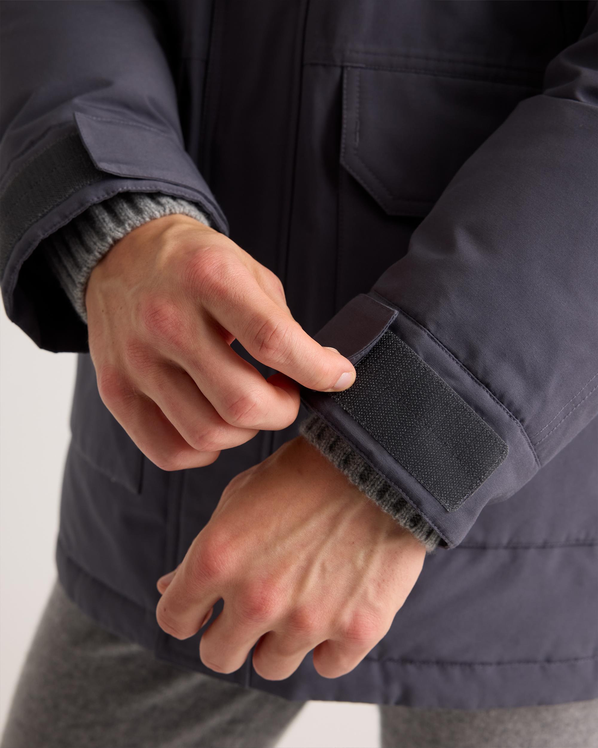 Quince | Men's Responsible Down Hooded Parka Size XL, Recycled Polyester Product Image