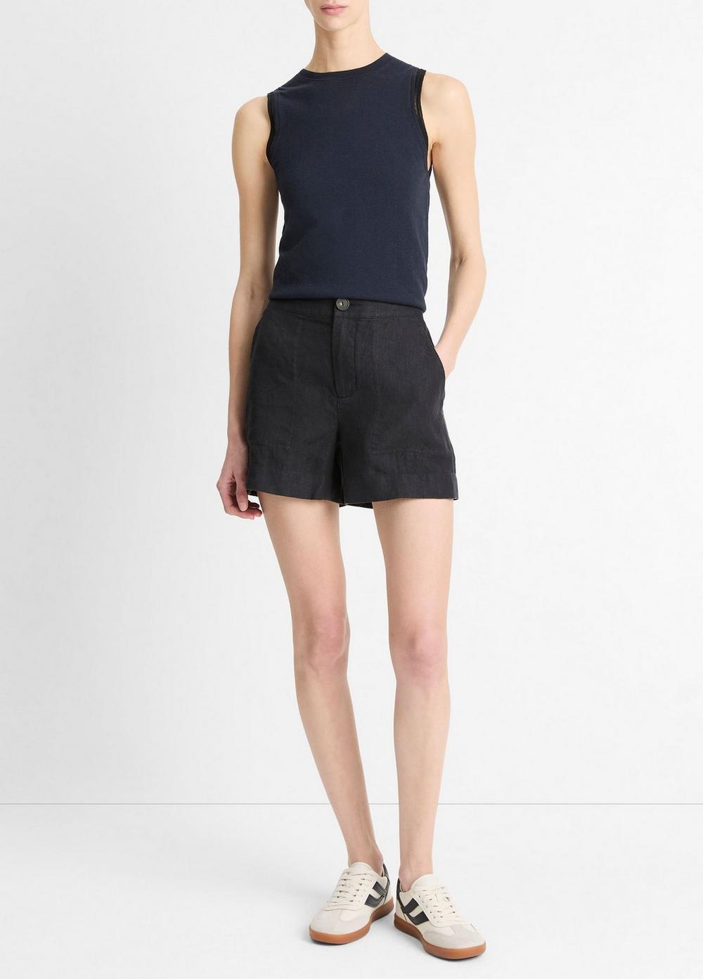 Womens Mid-Rise Hemp Shorts Product Image
