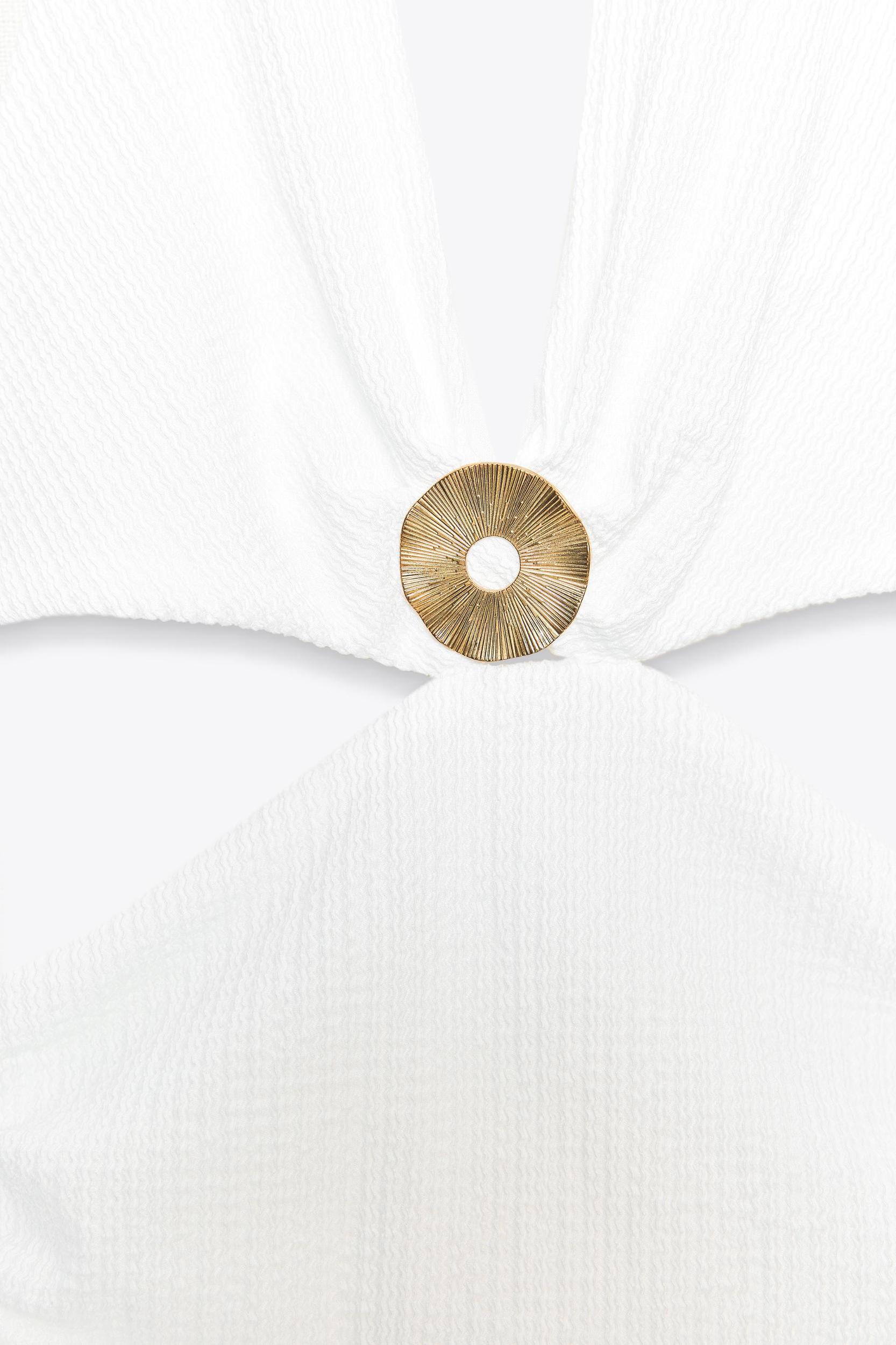 BEADED TEXTURED MIDI DRESS Product Image