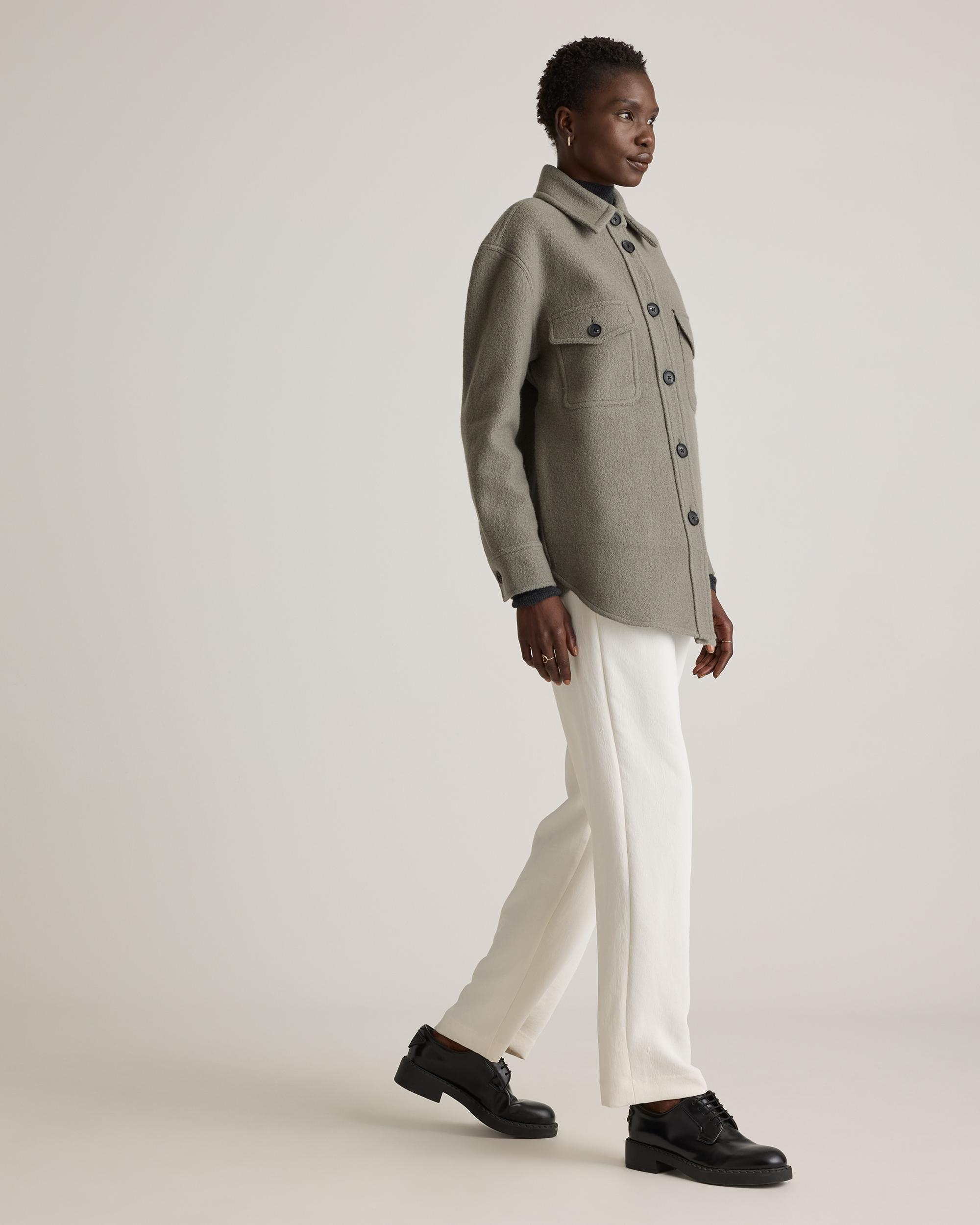 Quince | Women's 100% Merino Wool Shirt Jacket Product Image