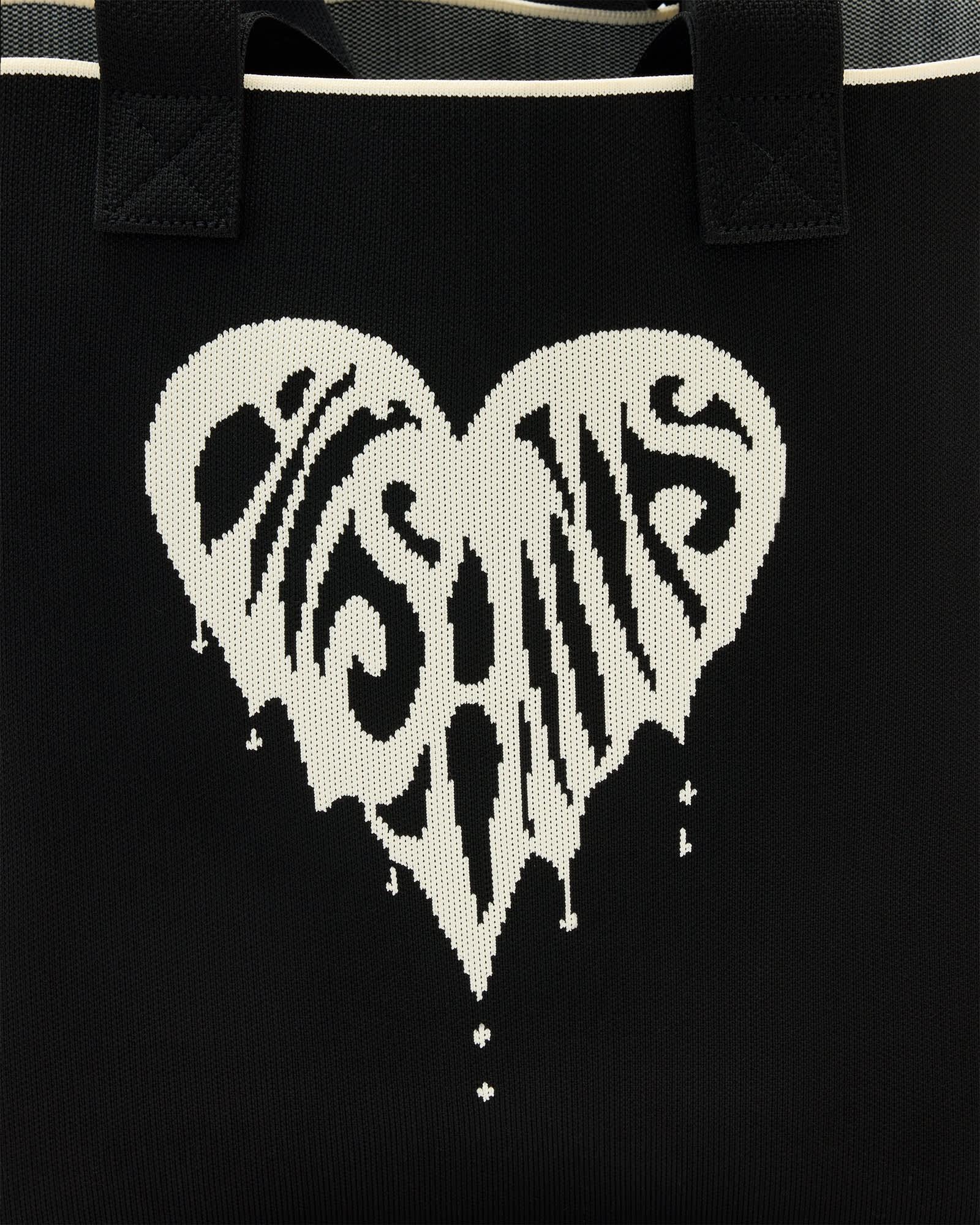 Izzy Heart Large Knitted Tote Bag Product Image