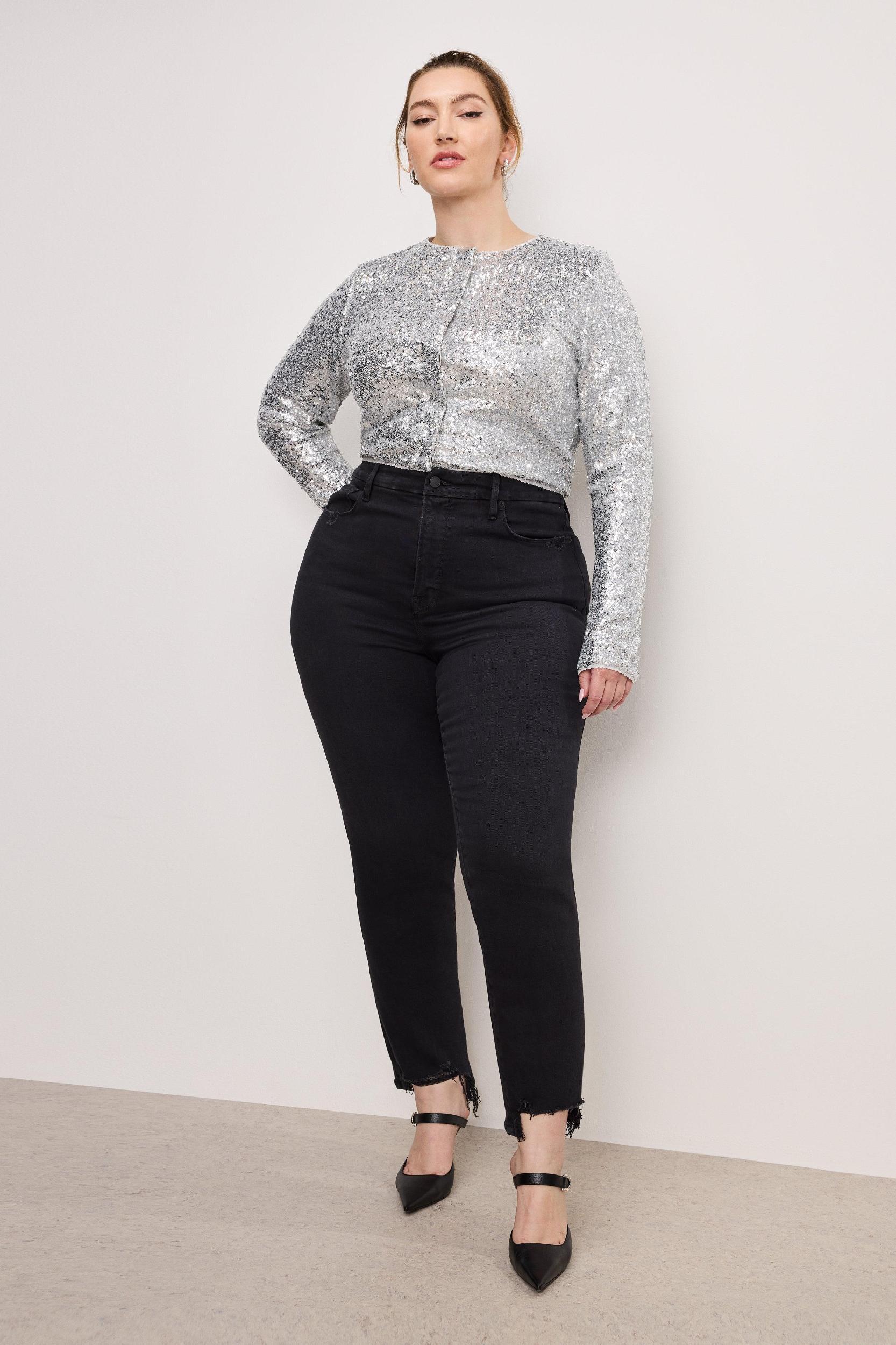 SEQUIN CARDIGAN | METALLIC SILVER001 Product Image