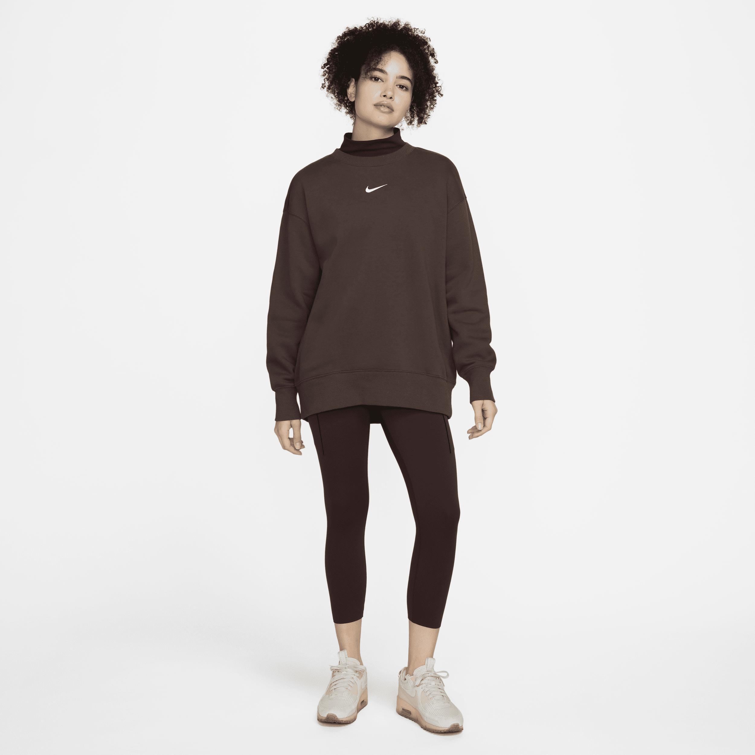 Womens Nike Sportswear Phoenix Fleece Oversized Crewneck Sweatshirt Product Image
