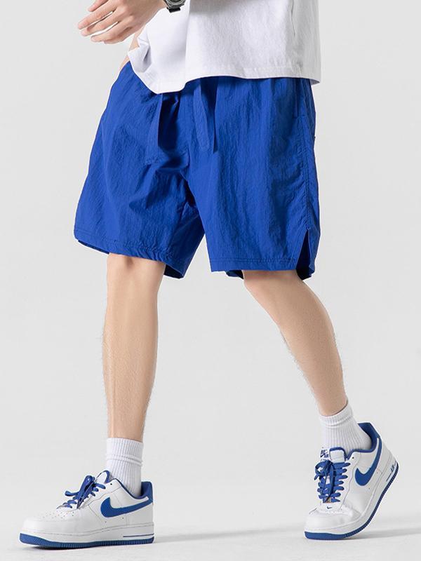 Men's Plain Casual Thin Shorts Product Image