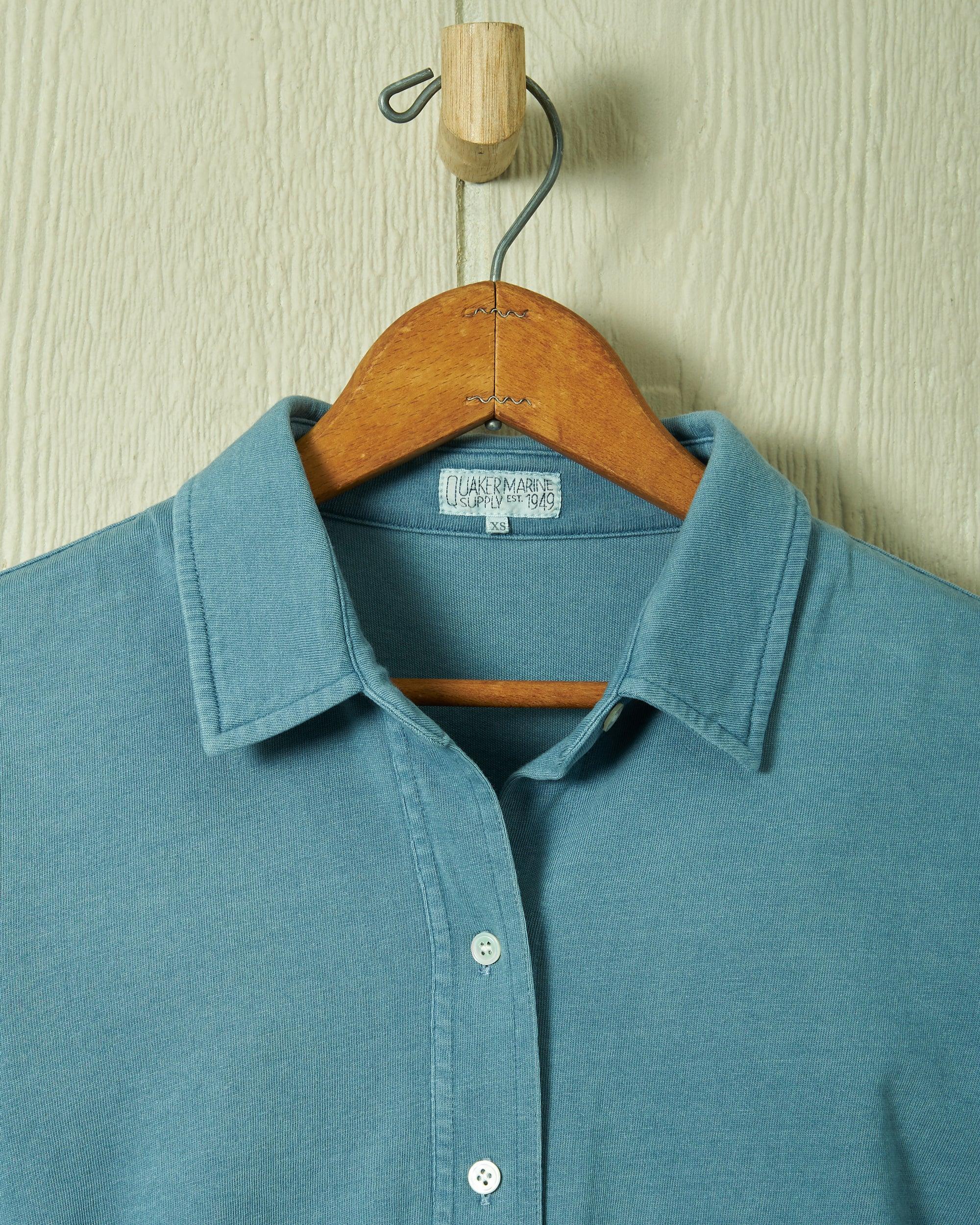 Avalon Indigo Knit Top in Washed Jersey Product Image