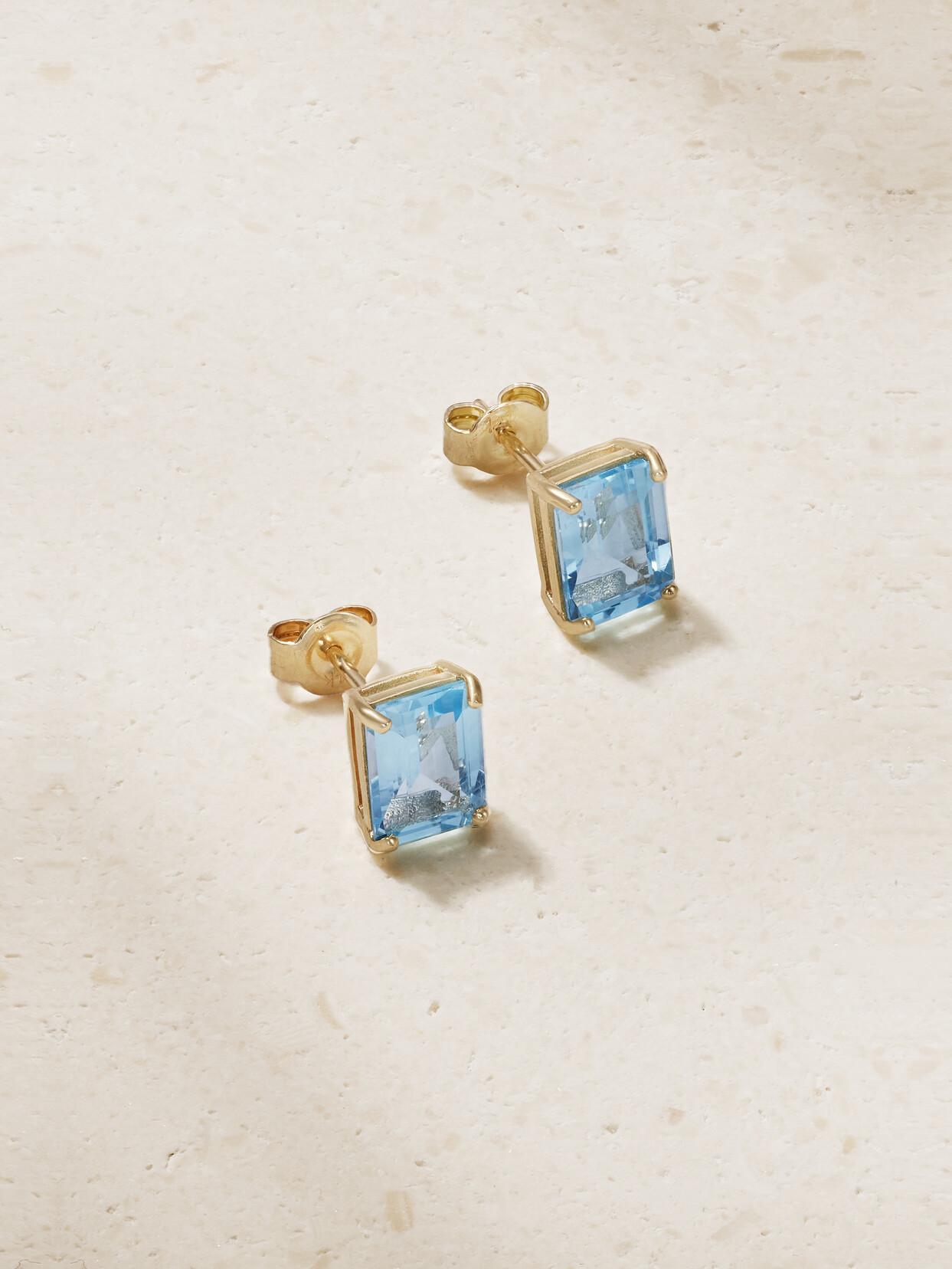 MATEO 14-karat Gold Topaz Earrings Product Image