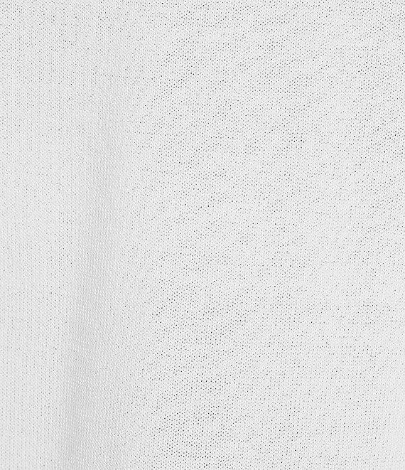 Investments Petite Size 3/4 Flounce Sleeve Crew Neck Top Product Image