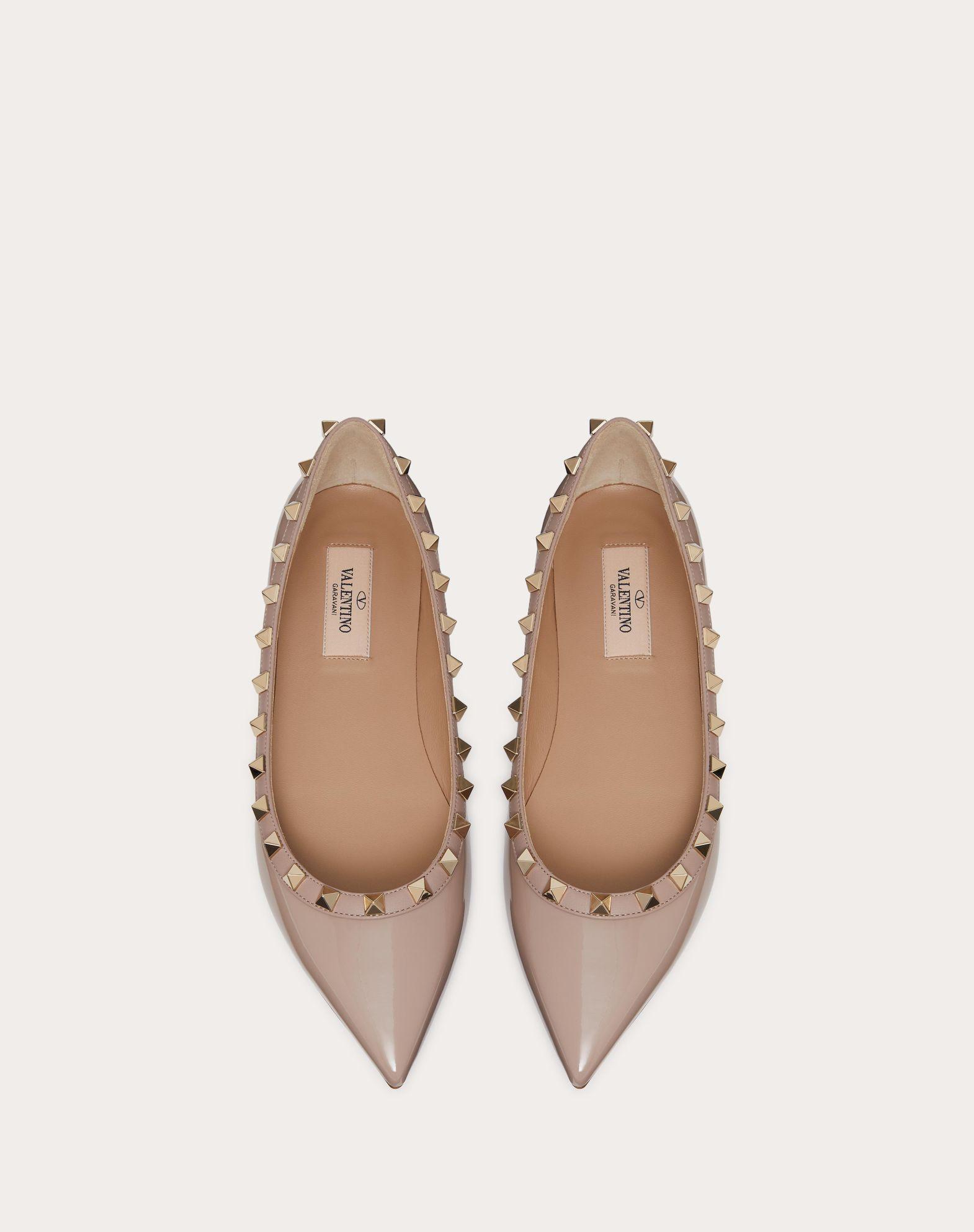 Patent Rockstud Ballet Flat Product Image