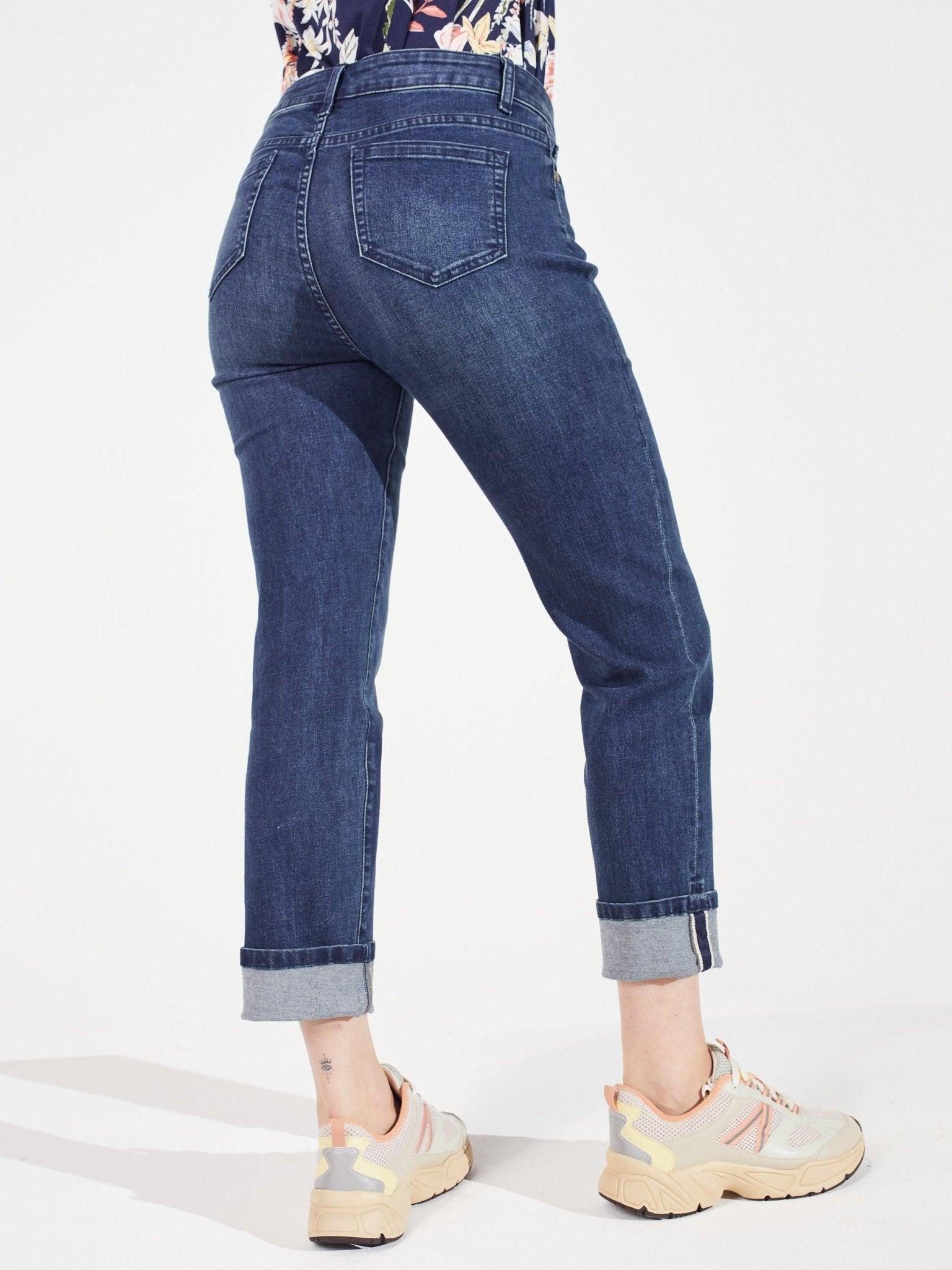 Signature Girlfriend 5 Pocket Jeans With Selvedge Cuff Female Product Image