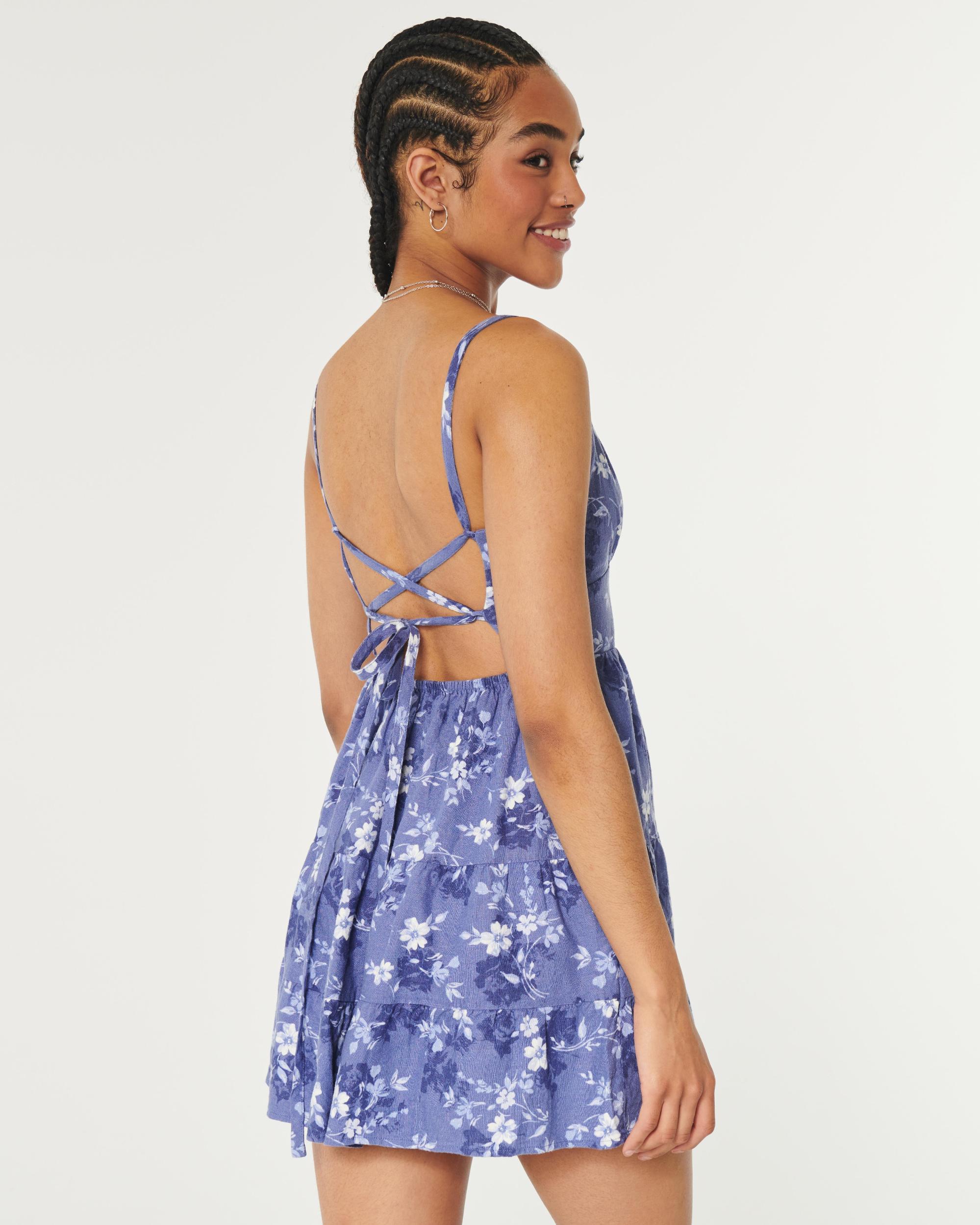 V-Waist Open Back Midi Dress Product Image