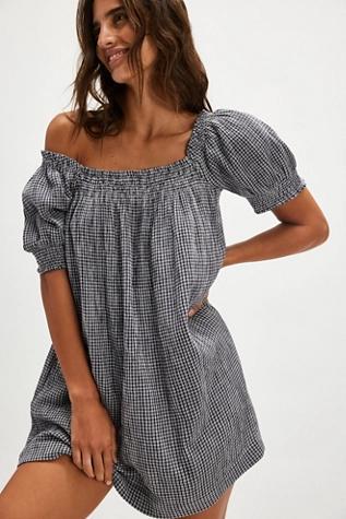 Mila Plaid Mini Dress Product Image