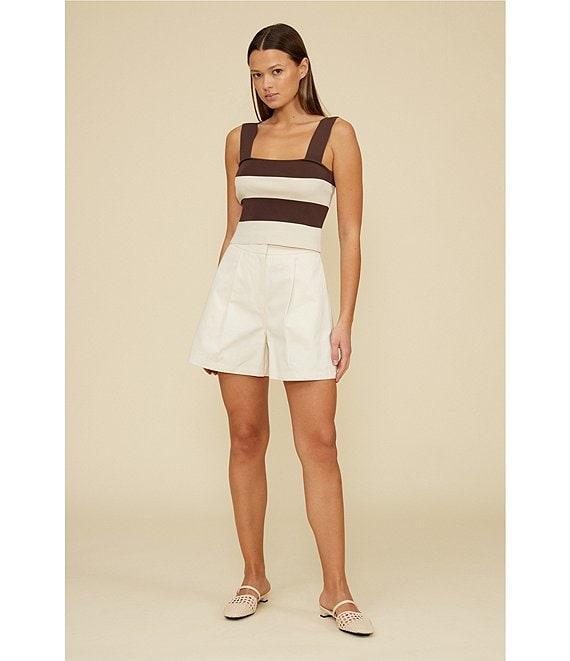Lucy Paris Lula Coordinating Colorblock Square Neck Sleeveless Top Product Image